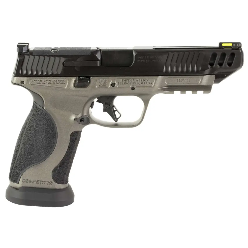 SMITH & WESSON PC M&P9 M2.0 COMP OR NTS 2 TONE 9MM 5" PSTL 17RD